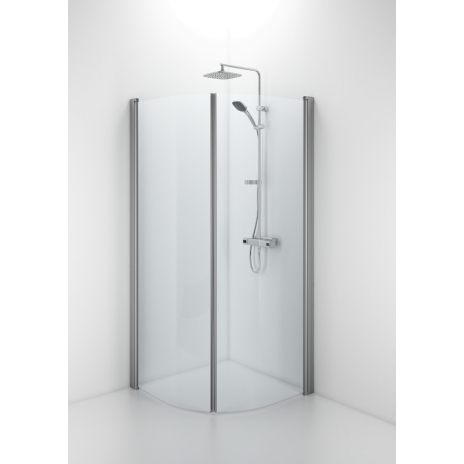 Lenkta dušo dienelė Ifo Space 2000, 90 cm, skaidrus stiklas