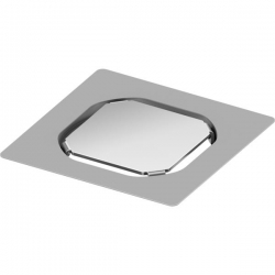 TECEdrainpoint S nerūdijančio plieno grotelės skirtos natūraliam akmeniui priklijuoti , 100 x 100 mm