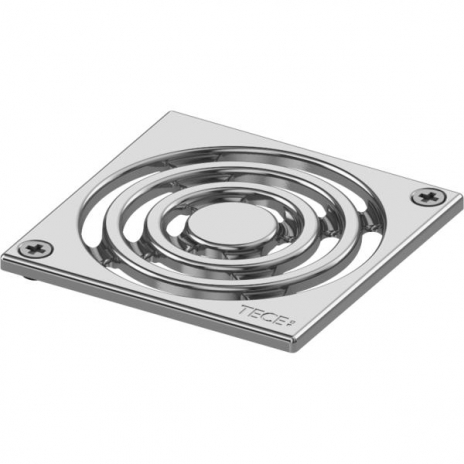 TECEdrainpoint S nerūdijančio plieno dekoratyvinės grotelės 100 x 100 mm, tvirtinamos varžtais