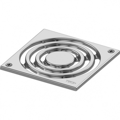 TECEdrainpoint S nerūdijančio plieno dekoratyvinės grotelės 142 x 142 mm, tvirtinamos varžtais