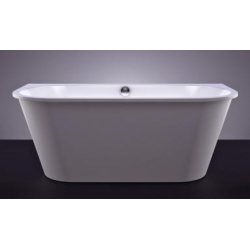 Akmens masės vonia VISPOOL EVENTO 175x75 apvalinti du kampai balta