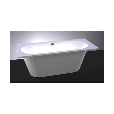 Akmens masės vonia VISPOOL EVENTO 175x75 stačiakampė balta