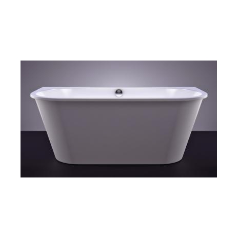 Akmens masės vonia VISPOOL EVENTO 175x75 apvalinti du kampai balta