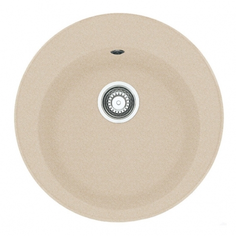 Akmens masės plautuvė Franke Ronda ROG 610-41, užkemšamas ventilis, Beige