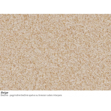 Akmens masės plautuvė Franke Ronda ROG 610-41, užkemšamas ventilis, Beige