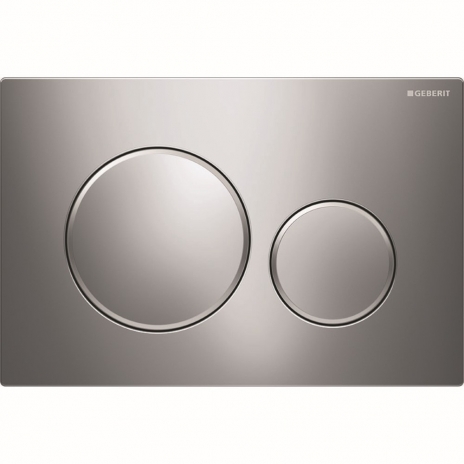 WC klavišas Geberit, Sigma 20, blizgus-matinis chromas-blizgus