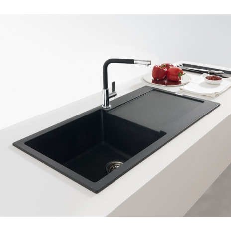 Akmens masės plautuvė Franke Maris MRG 611-100 XL, Onyx