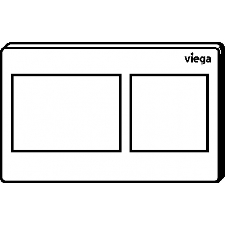WC klavišas Viega Prevista, Visign For Style 21, alpių balta