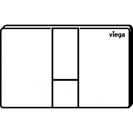 WC klavišas Viega Prevista, Visign For Style 24, nerūdijančio plieno