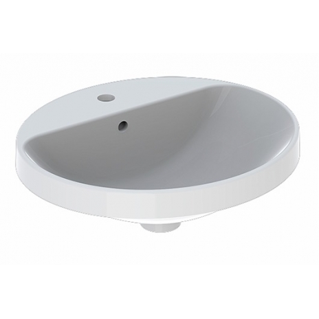 Praustuvas įleidžiamas VariForm 50 cm, ovalus, baltas