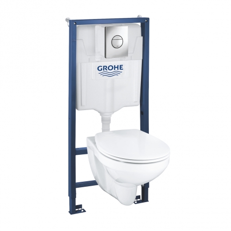 Rėmo 1,13M ir WC puodo -3/6L, komplektas SOLIDO 4in1 ( *tik pilnom pall.)