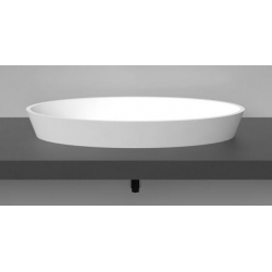 Akmens masės praustuvas Vispool D3 760x370x100mm,baltas