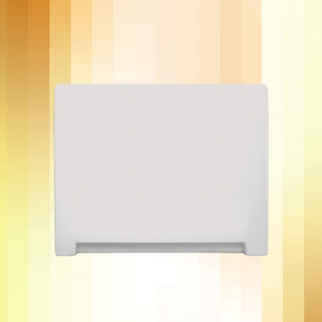 Šoninė panelė 75 cm voniai Kubic Neo, balta