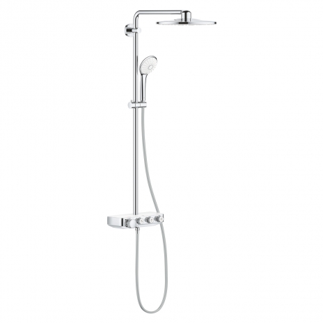 Virštinkinė dušo sistema Euphoria Smartcontrol 310, balta spalva