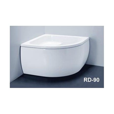 Akmens masės dušo padėklas Vispool, RD-90 gilus (R550)