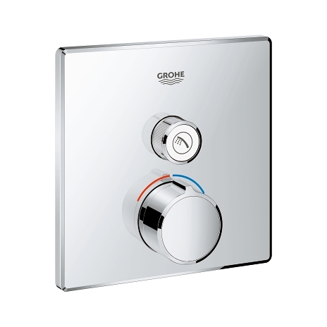 Virštinkinė maišytuvo dalis Grohtherm SmartControl, 1 valdiklis, chromas