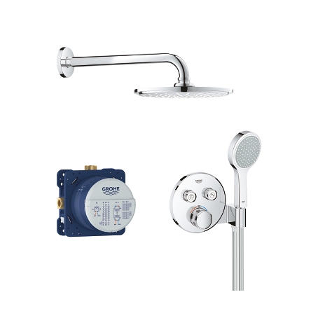 Potinkinis dušo komplektas Grohtherm Smartcontrol, 2 valdikliai , chromas