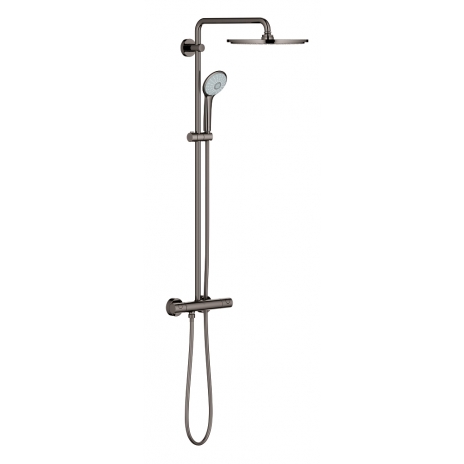 Dušo sistema Euphoria XXL 310, termostatinė 110mm rankinis dušas, 310mm dušo galva, hard graphite