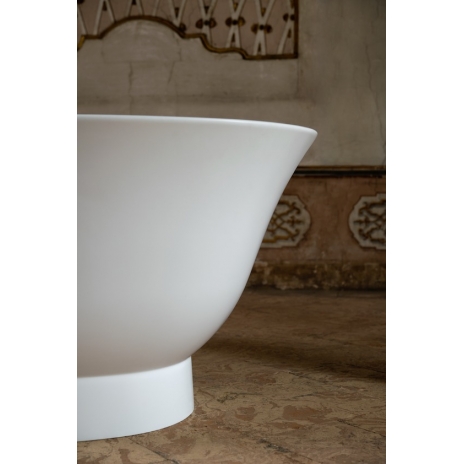 Laisvai pastatoma vonia THE NEW CLASSIC 190x90x58 cm, Sentec su click-clack sifonu