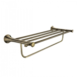 Rankšluosčių lentyna su geležinkeliu, 64 cm.