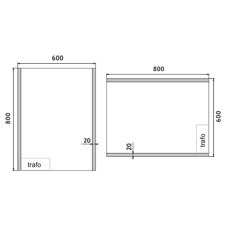 LED veidrodis 600x800.
