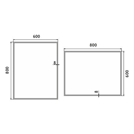 LED veidrodis 600x800.
