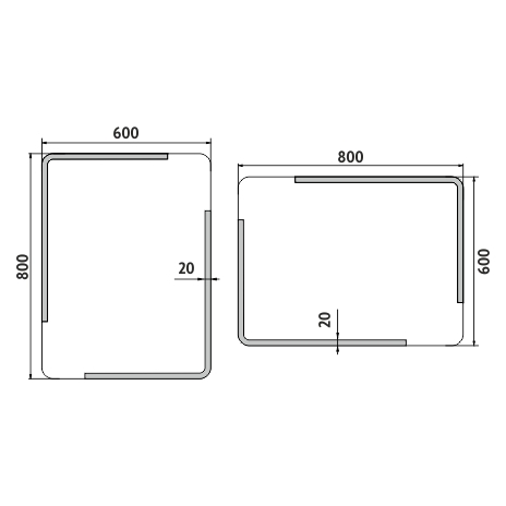 LED veidrodis 600x800.