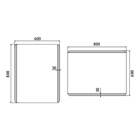 LED veidrodis 600x800.