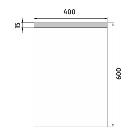 LED veidrodis 400x600.