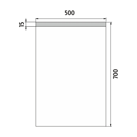 LED veidrodis 500x700.