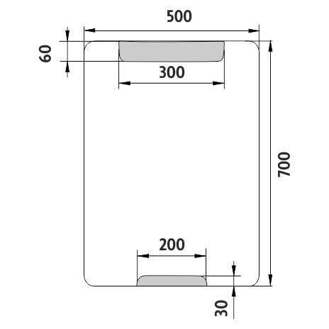 LED veidrodis 500x700.