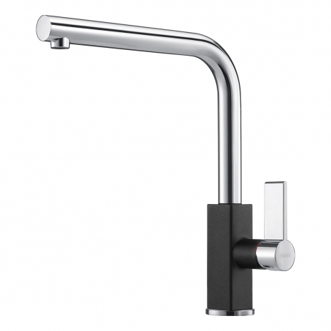 Plautuvės maišytuvas Franke Maris, be ištraukiamo dušelio, Chrome/Onyx