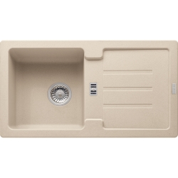 Akmens masės plautuvė Franke Strata, STG 614-78, Beige, užkemšamas ventilis
