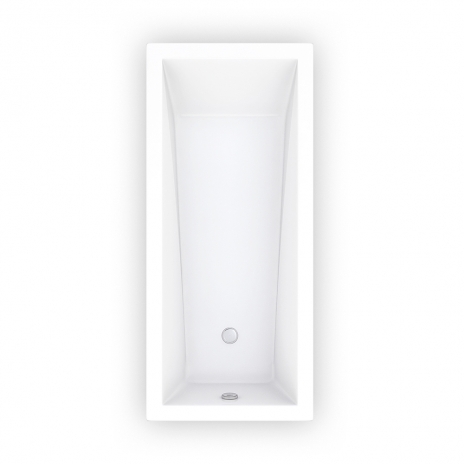 Aklilinė vonia Kubic Neo Slim 1500x700 mm, balta
