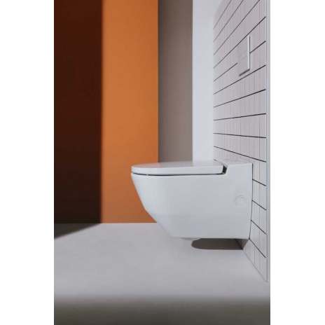 Higieninis pakabinamas unitazas CLEANET NAVIA su apiplovimo funkcija, Rimless, LCC , su softclose sėdyne ir dangčiu.