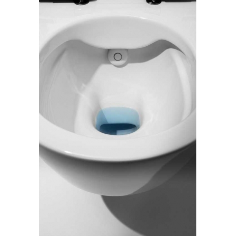 Higieninis pakabinamas unitazas CLEANET NAVIA su apiplovimo funkcija, Rimless, LCC , su softclose sėdyne ir dangčiu.