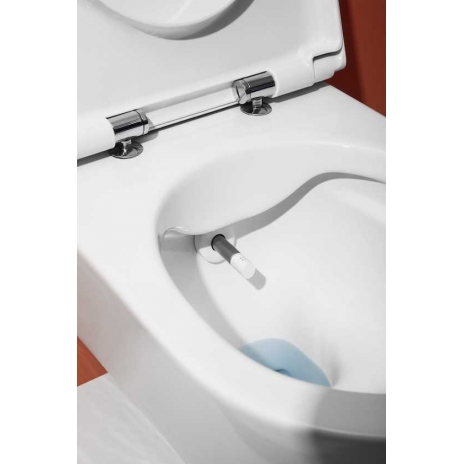 Higieninis pakabinamas unitazas CLEANET NAVIA su apiplovimo funkcija, Rimless, LCC , su softclose sėdyne ir dangčiu.