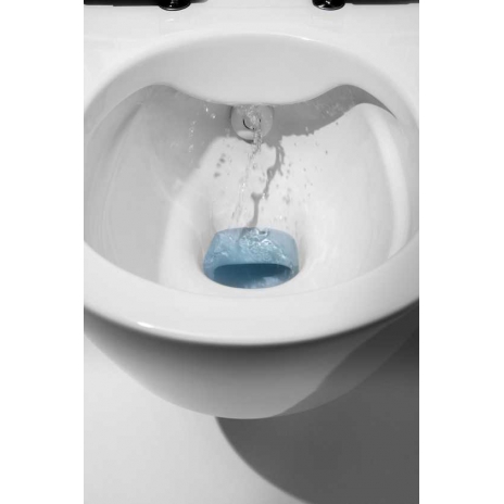 Higieninis pakabinamas unitazas CLEANET NAVIA su apiplovimo funkcija, Rimless, LCC , su softclose sėdyne ir dangčiu.