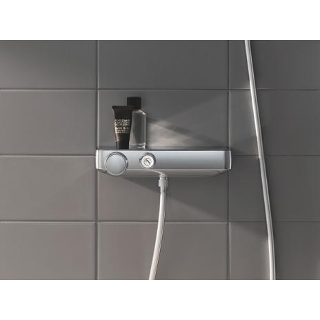 Termostatinis dušo maišytuvas Grohtherm SmartControl su 600mm dušo kompl., chromas