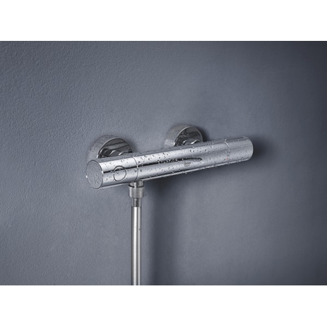 Grohtherm 800 Cosmopolitan termostatinis maišytuvas dušui (metal rankenėlės) chromas