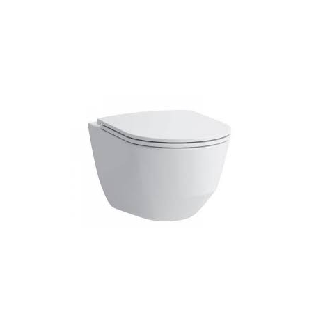 Pakabinamas klozetas Pro Rimless PACK COMPACT su SLIM Softclose dangčiu (898966), 490x360, baltas