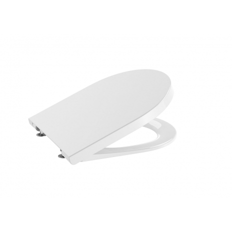 INSPIRA ROUND Compact unitazo sėdynė su dangčiu, Slowclose, Supralit®, balta matinė