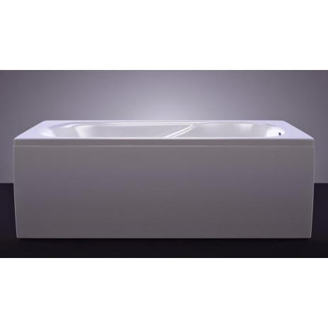 Akmens masės vonia Classica 1700x750mm, balta, su skylėm maišytuvui (CA)