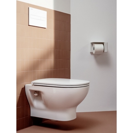Unitazo dangtis Laufen LUA su soft close mechanizmu, baltas