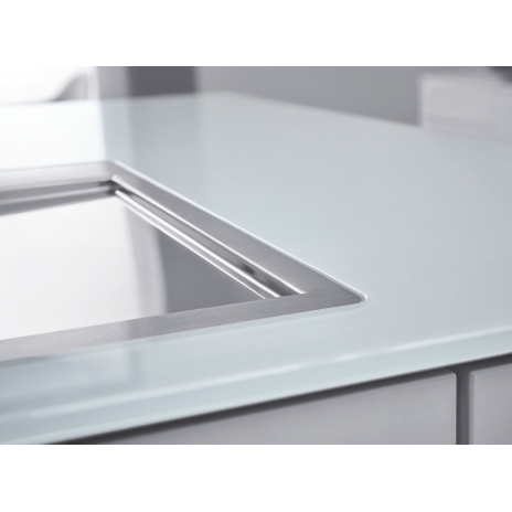 Grohe nerūdijančio plieno plautuvė K1000, dubuo 71 x 40 cm, dubuo kairėje