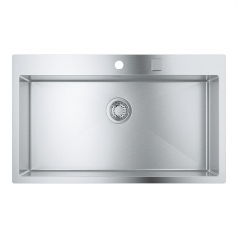 Grohe nerūdijančio plieno plautuvė K800, dubuo 79 x 40 cm