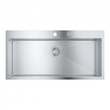 Grohe nerūdijančio plieno plautuvė K800, dubuo 96,8 x 40 cm