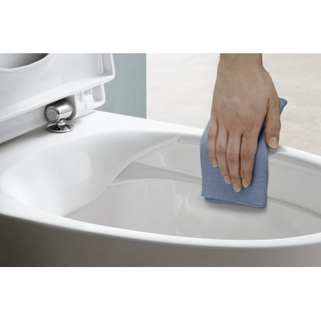 Laufen Kompas Rimless pakabinamas unitazas su dangčiu, baltas
