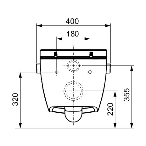 Pakabinamas unitazas TECEone Rimless su bide funkcija
